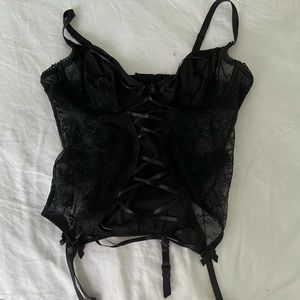 Lace lingerie bodice